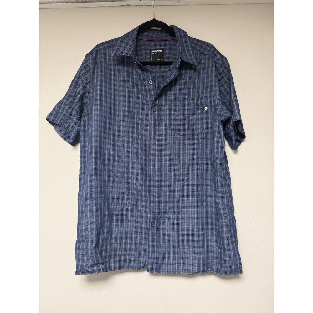 Marmot Men's Short Sleeve Button‎ Up Size L